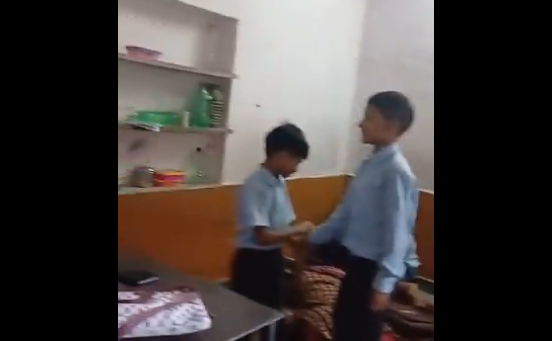 Teacher gets leg massage from students, video sparks outrage